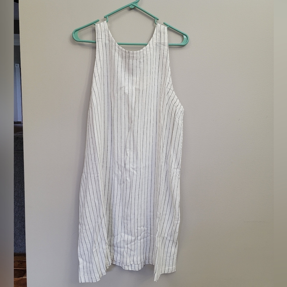 Striped Mini Shift Dress
